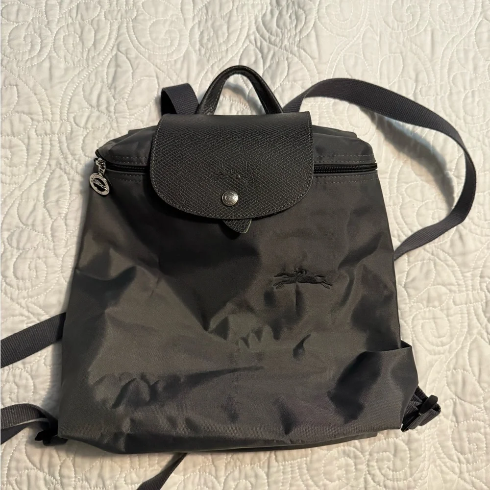 Longchamp Mini Backpack - Graphite/Gray - Picture 2 of 6